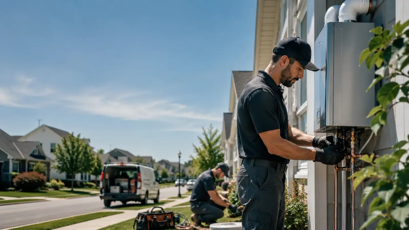 Tankless Water Heater Installation in Flasher, ND